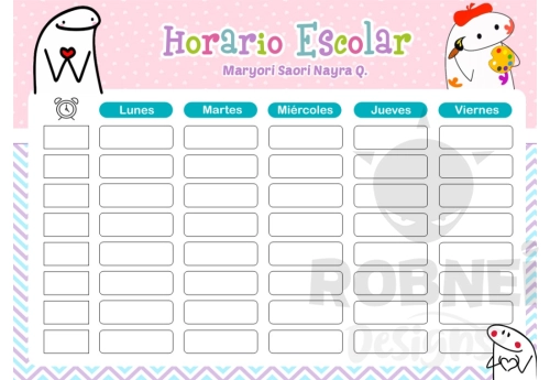 Flork Horario Escolar